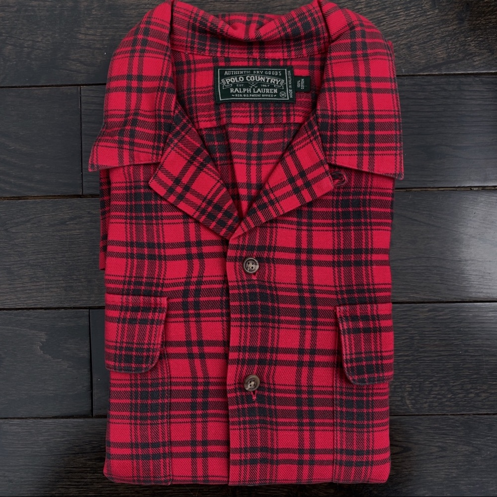 Vintage 90’s Ralph Lauren Polo Country Red Shirt
